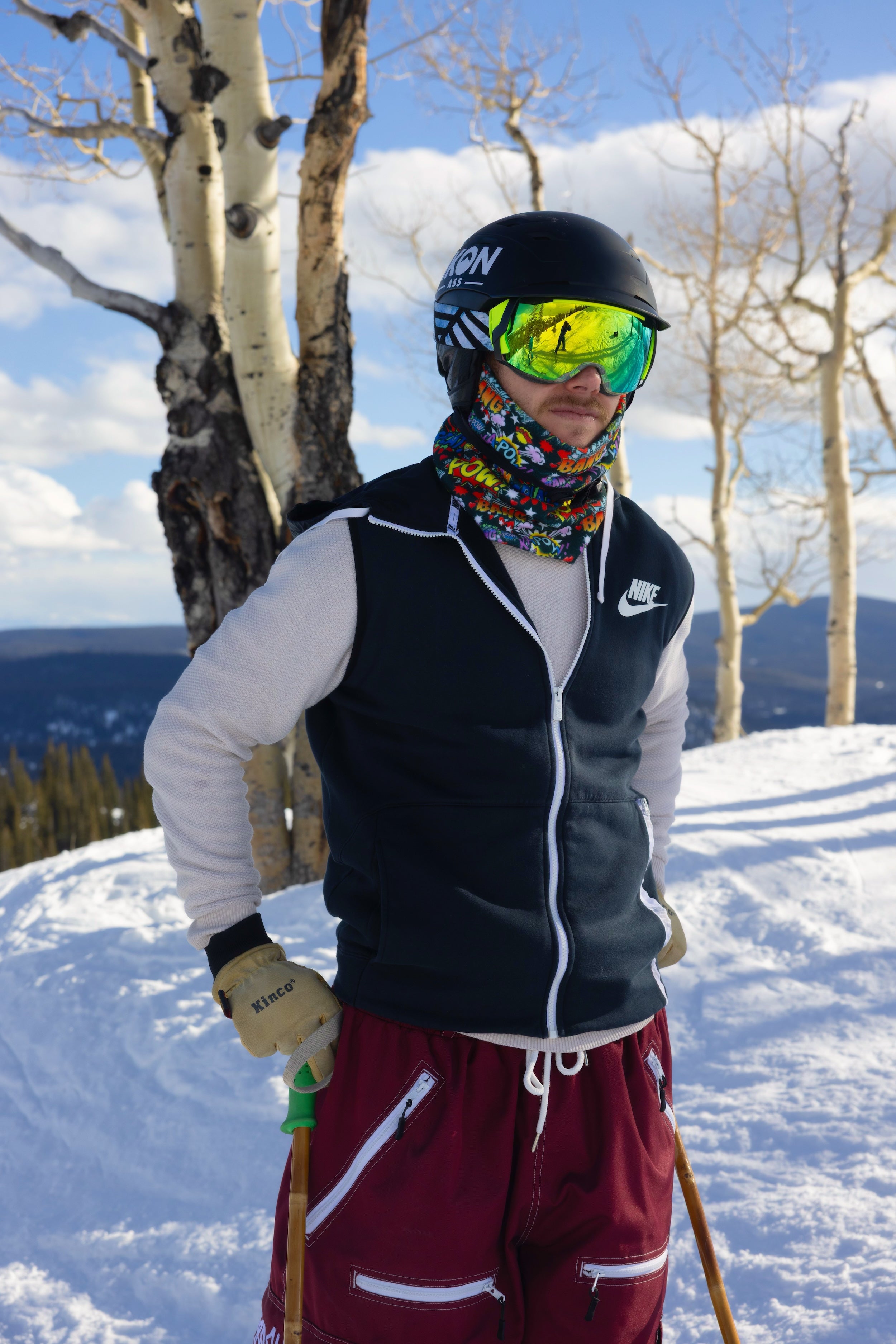 BANG! POW! Neck Gaiter - Double-Layer Polartec® Fleece – LATR GATR