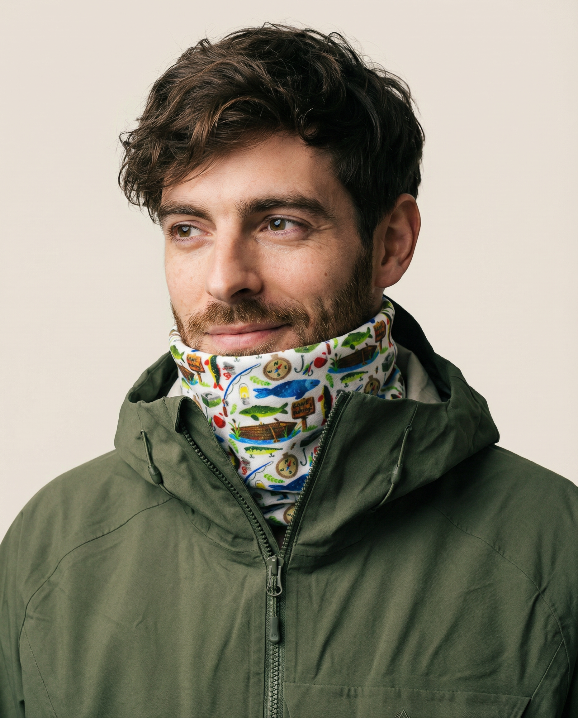 Gone Fishin'  - Polartec® Fleece Neck Gaiter