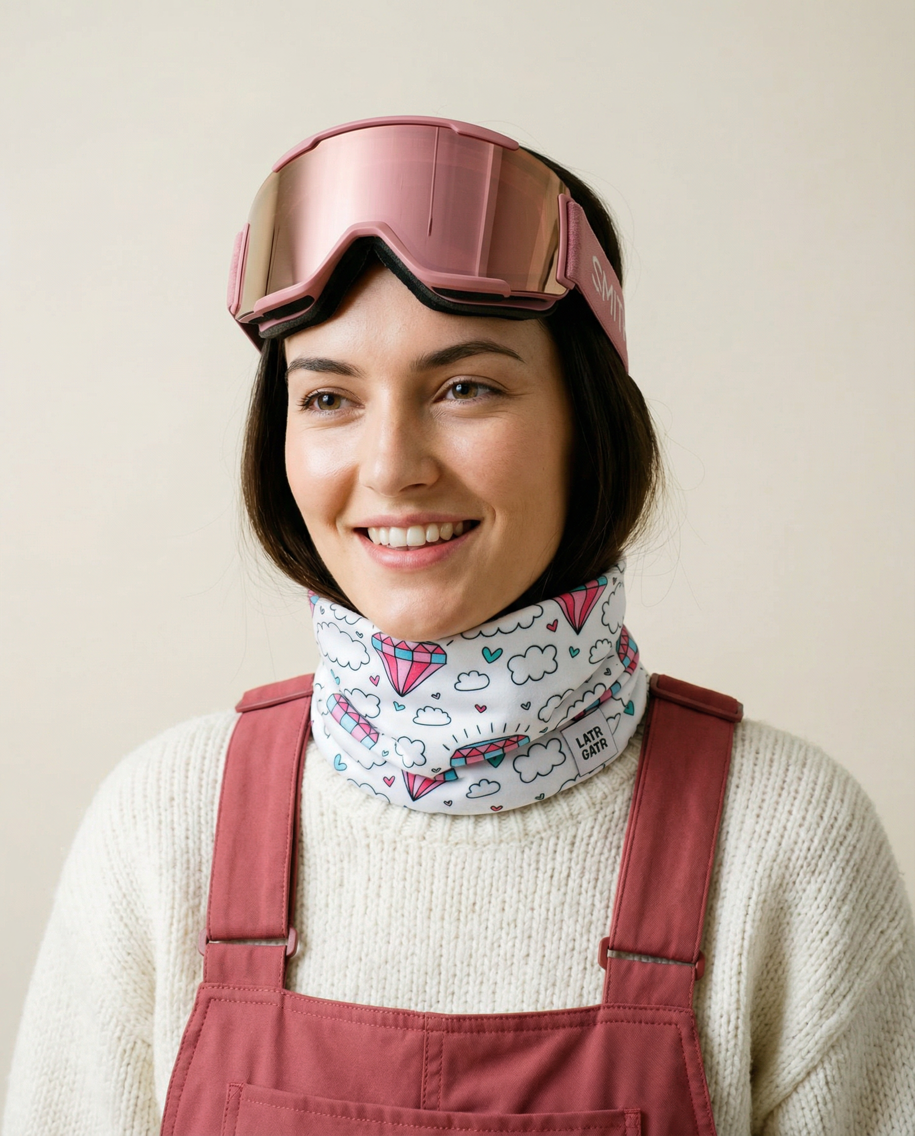 Lucy's Diamonds - Polartec® Fleece Neck Gaiter