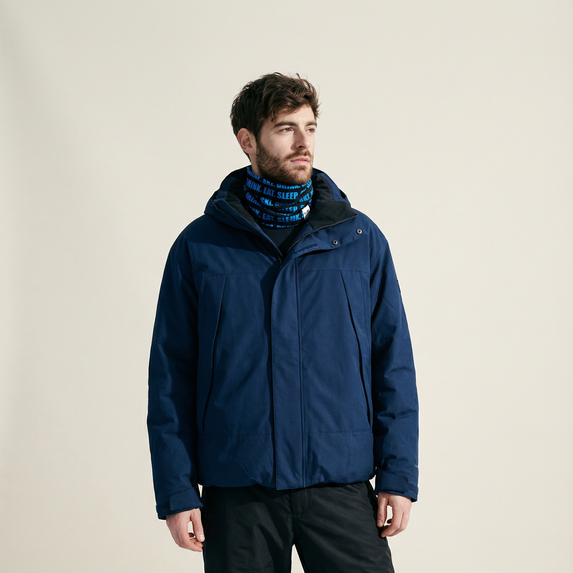 Eat Sleep Ski - Polartec® Fleece Neck Gaiter